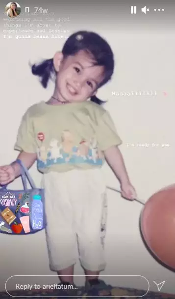 Potret masa kecil Ariel Tatum © Instagram/@arieltatum