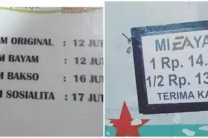 8 Harga mi ayam nggak wajar, bikin mikir dua kali saat mau makan