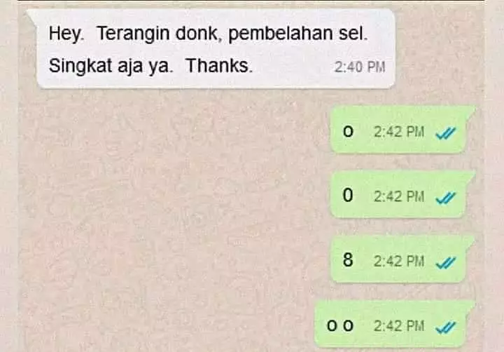 chat lucu niatnya minta tolong © 2021 instagram.com