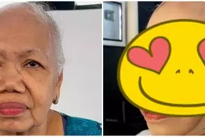 Viral MUA 'sulap' seorang nenek keriputnya hilang, bikin pangling