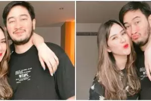 10 Gaya pemotretan Syahnaz Sadiqah dan Jeje Govinda di Bali, romantis