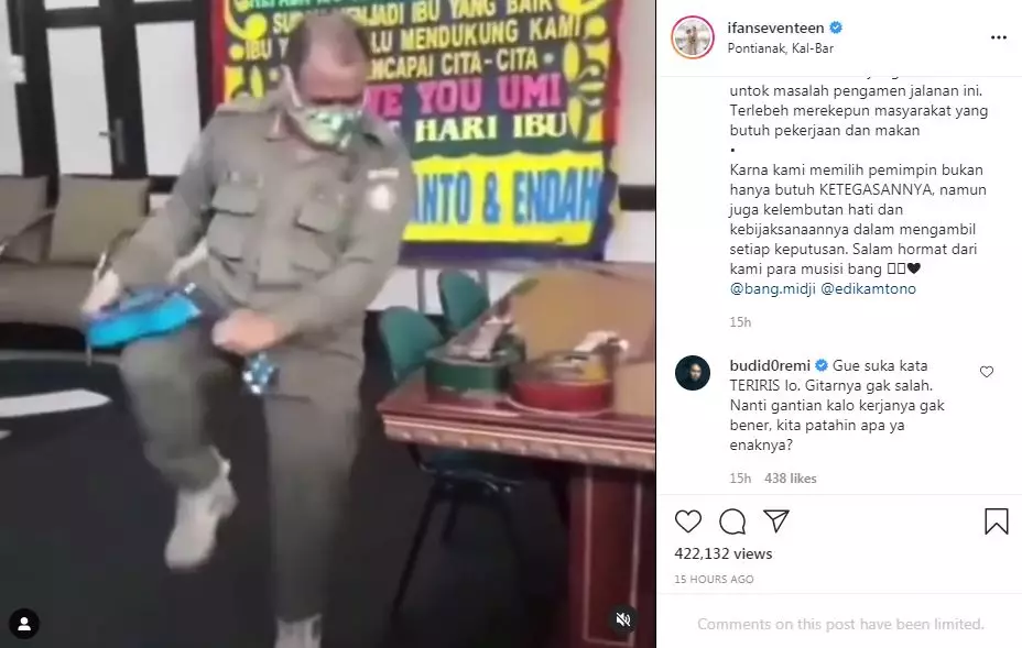 Viral  Satpol PP hancurkan ukulele Instagram