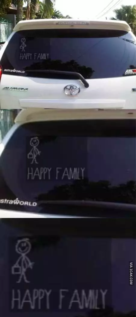 stiker happy family kocak © 2021 berbagai sumber