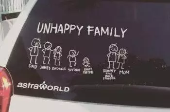 stiker happy family kocak © 2021 berbagai sumber