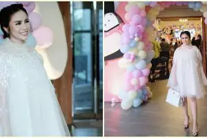 10 Potret ulang tahun Momo Geisha ke-35, tetap mewah meski di rumah