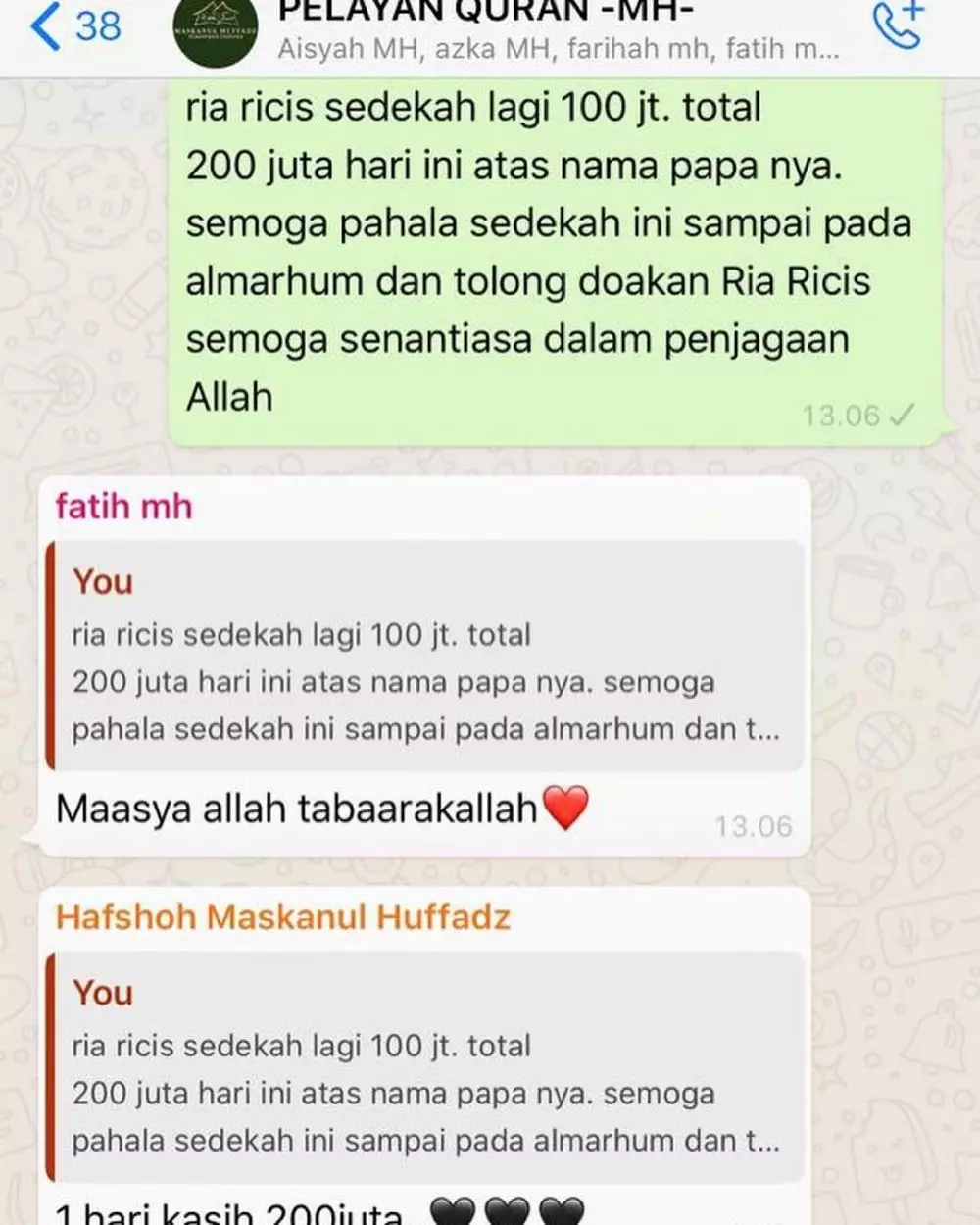 Pembelaan dari kakak ipar ria ricis © 2021 brilio.net