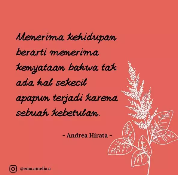 Kata-kata bijak Andrea Hirata © berbagai sumber Kata-kata bijak Andrea Hirata © berbagai sumber