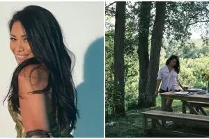 8 Penampakan halaman rumah Anggun C Sasmi di Prancis, viewnya ciamik