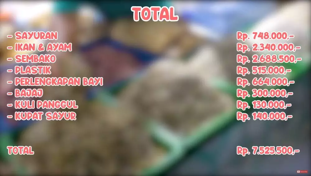 Ussy belanja di pasar © YouTube Ussy belanja di pasar © YouTube