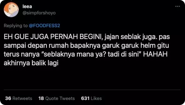 Momen driver ojol lupa bawa orderan © berbagai sumber