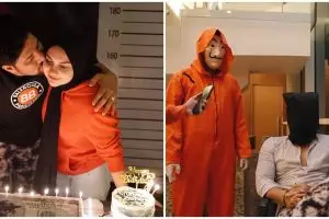 10 Momen perayaan ulang tahun Ammar Zoni ke-28, kuenya curi perhatian