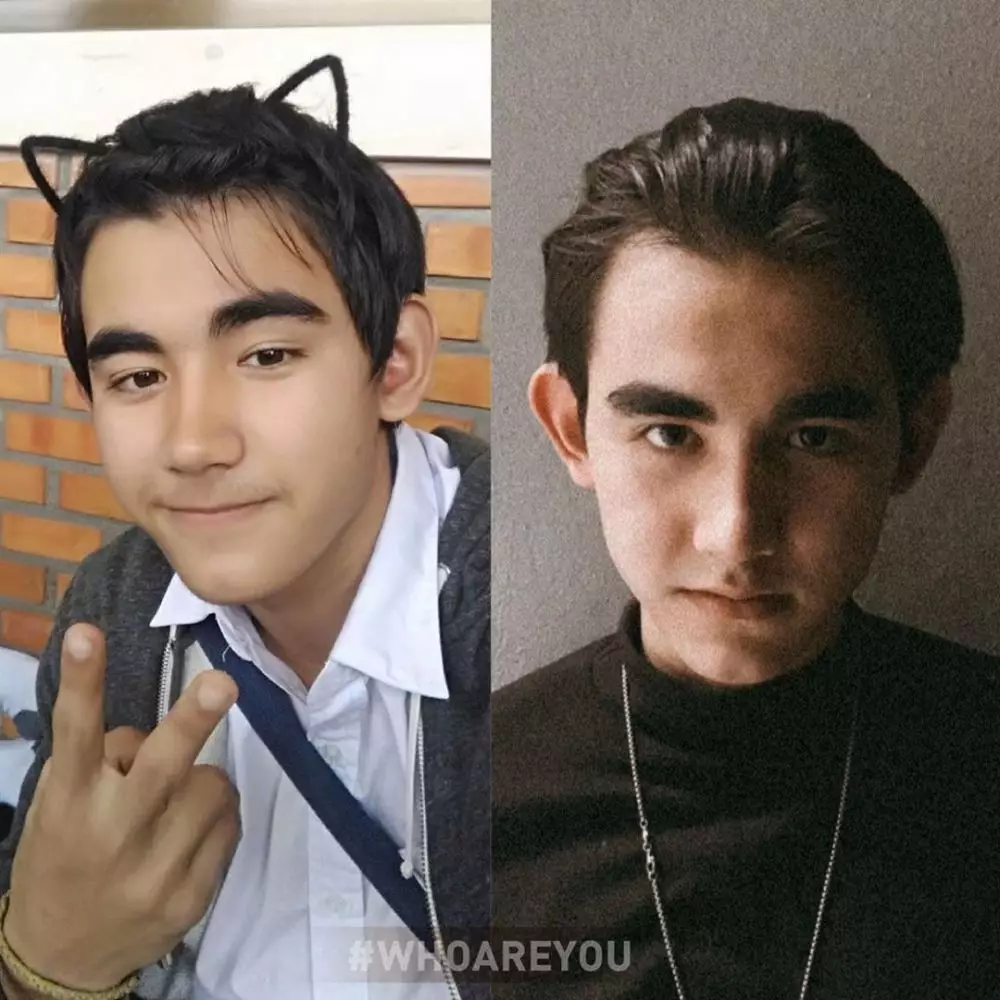 Potret masa sekolah pemain Who Are You dari berbagai sumber Potret masa sekolah pemain Who Are You dari berbagai sumber