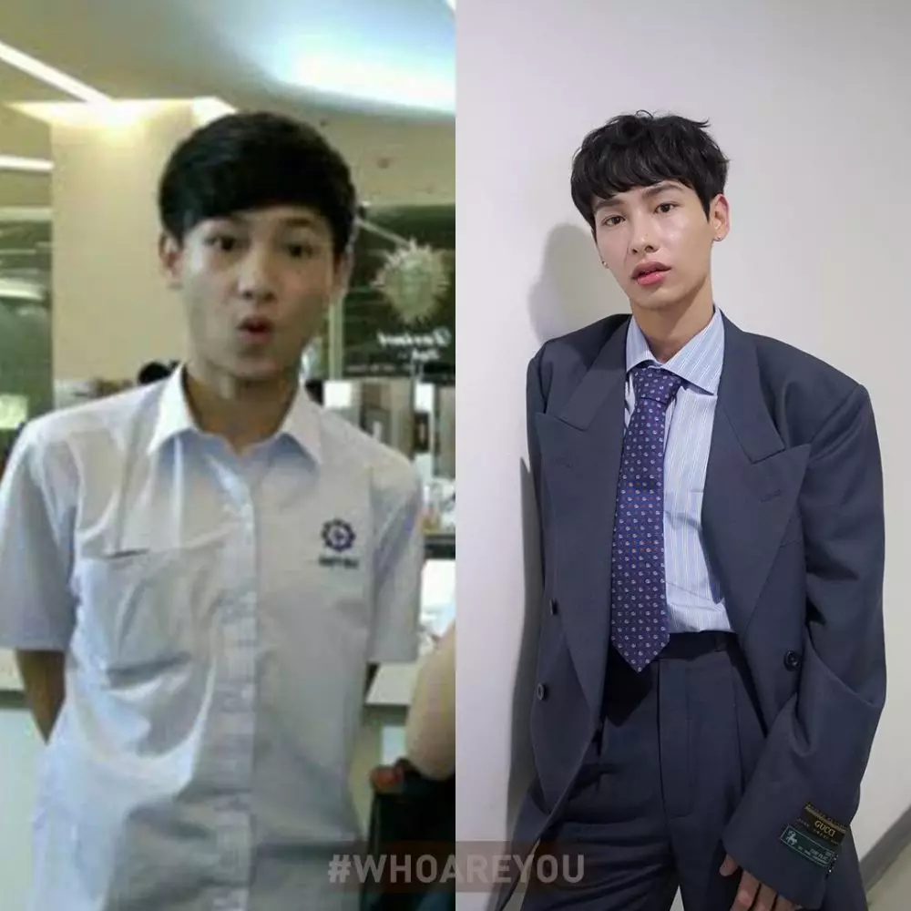 Potret masa sekolah pemain Who Are You dari berbagai sumber Potret masa sekolah pemain Who Are You dari berbagai sumber