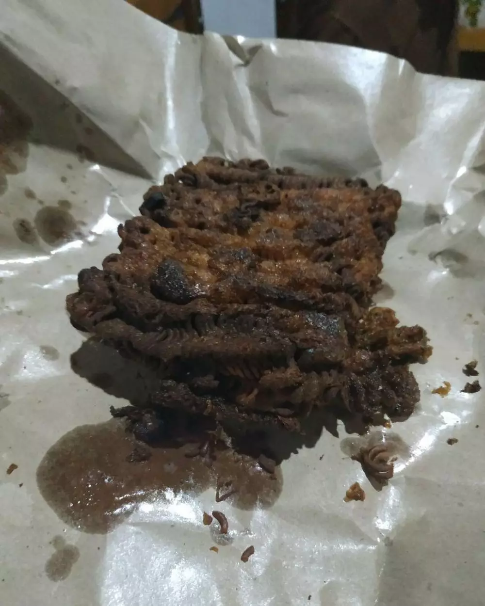 isi bungkusan nasi © 2021 Instagram