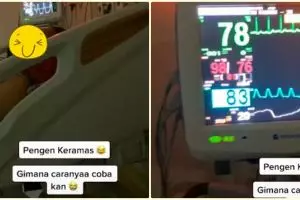 Suami terbaring di RS minta dikeramasi, aksi wanita ini bikin haru