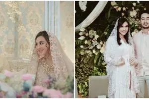 Momen syukuran 4 bulan kehamilan 8 pesinetron, Margin Wieheerm meriah