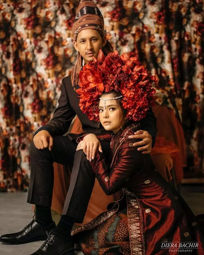 beda gaya artis cilik saat prewedding © berbagai sumber