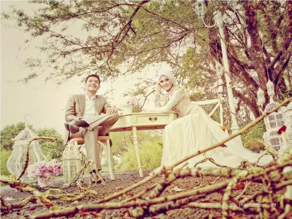 beda gaya artis cilik saat prewedding © berbagai sumber