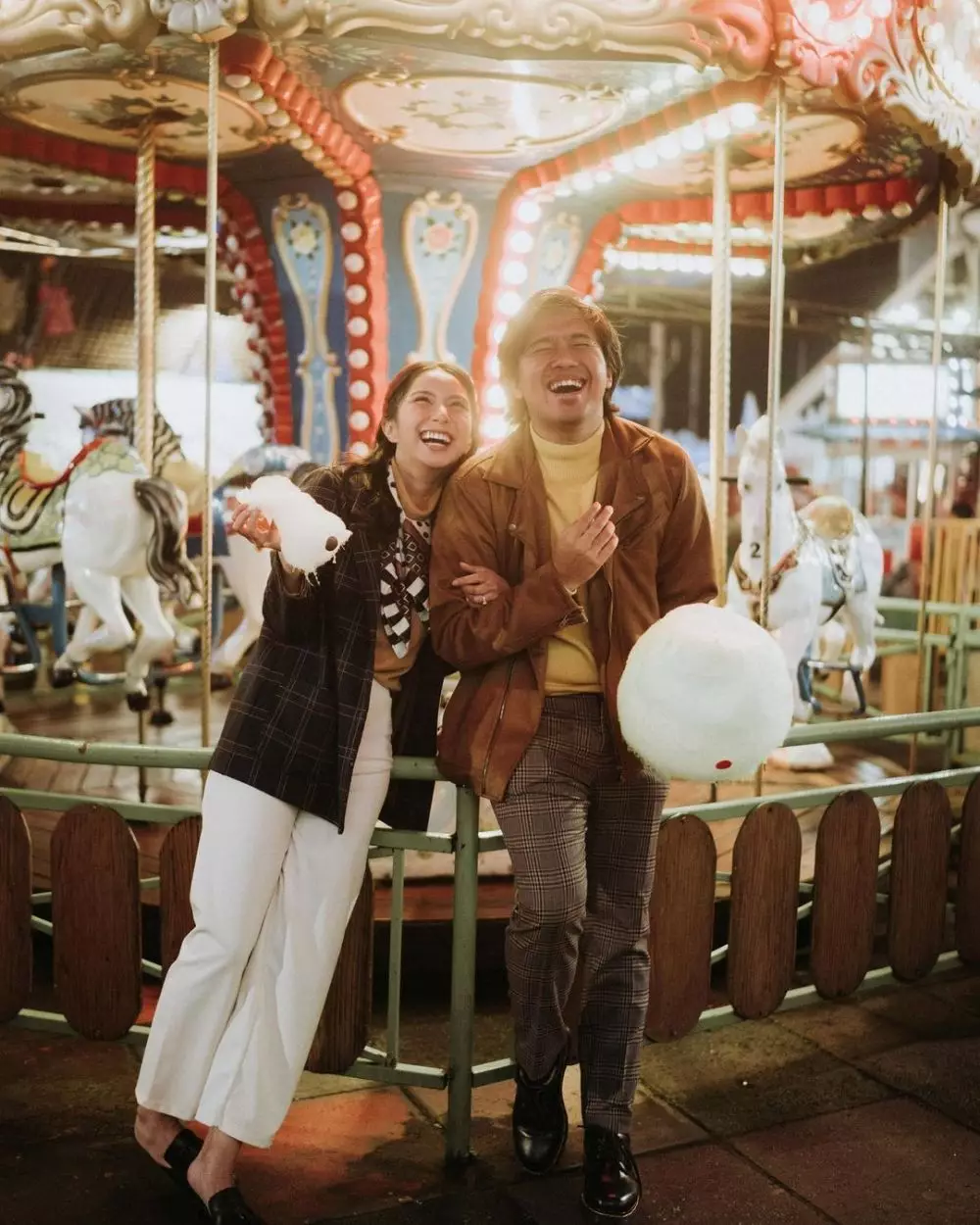 beda gaya artis cilik saat prewedding © berbagai sumber