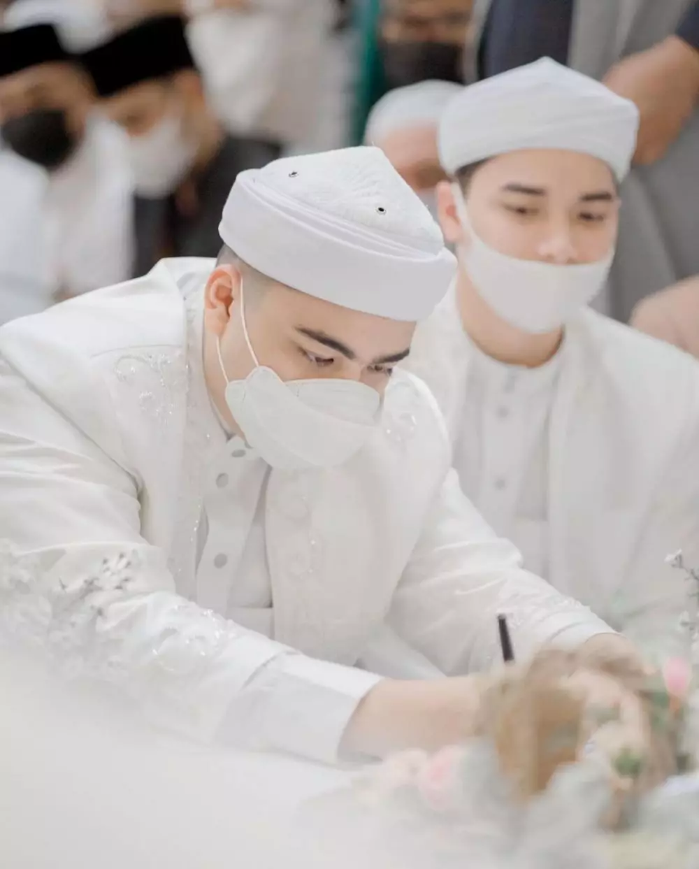 Momen pernikahan Ameer Azzikra © 2021 brilio.net