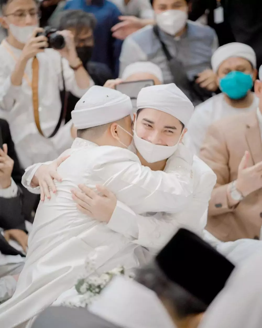 Momen pernikahan Ameer Azzikra © 2021 brilio.net