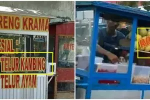 10 Potret lucu promosi pedagang salah tulis ini bikin mikir