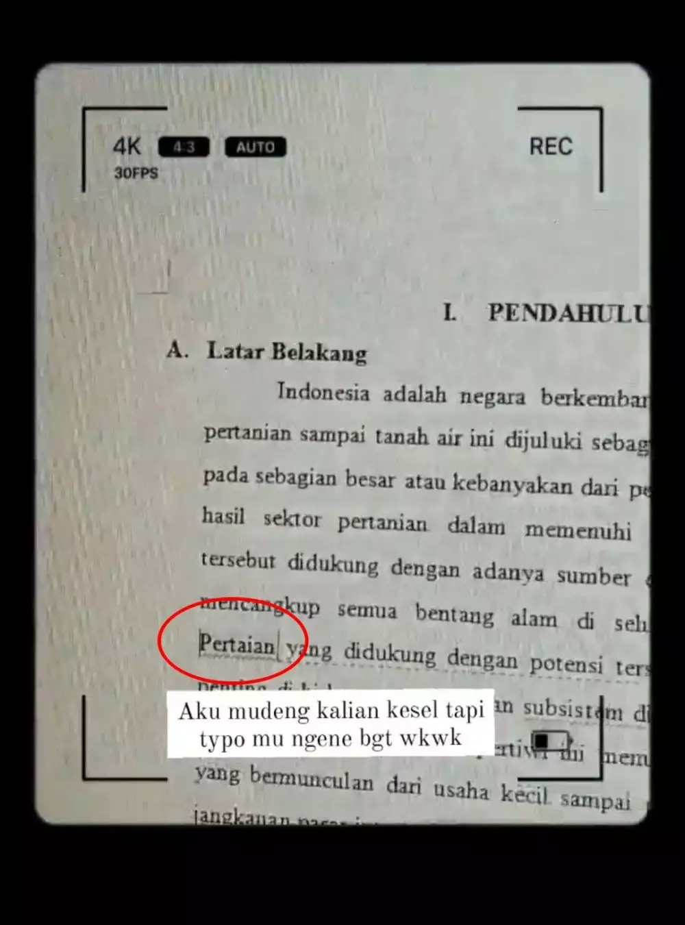 Typo lucu mengerjakan tugas © Twitter