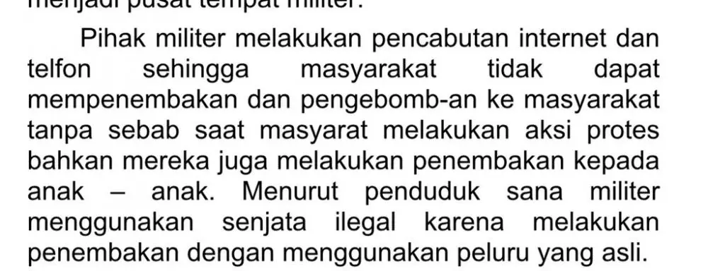 Typo lucu mengerjakan tugas © Twitter