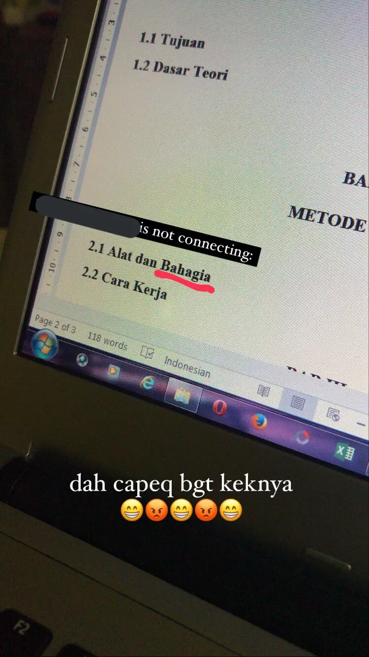 Typo lucu mengerjakan tugas © Twitter