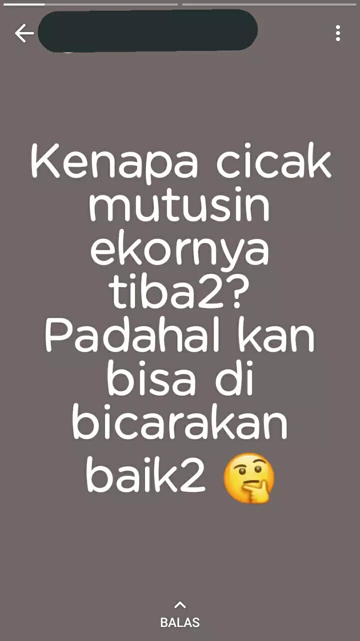 Pertanyaan receh di status WA © Twitter Pertanyaan receh di status WA © Twitter