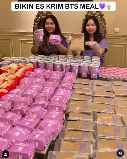 Seleb yang borong BTS meal dari berbagai sumber