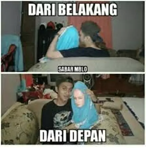 tampak depan vs tampak belakang © 2021 Instagram