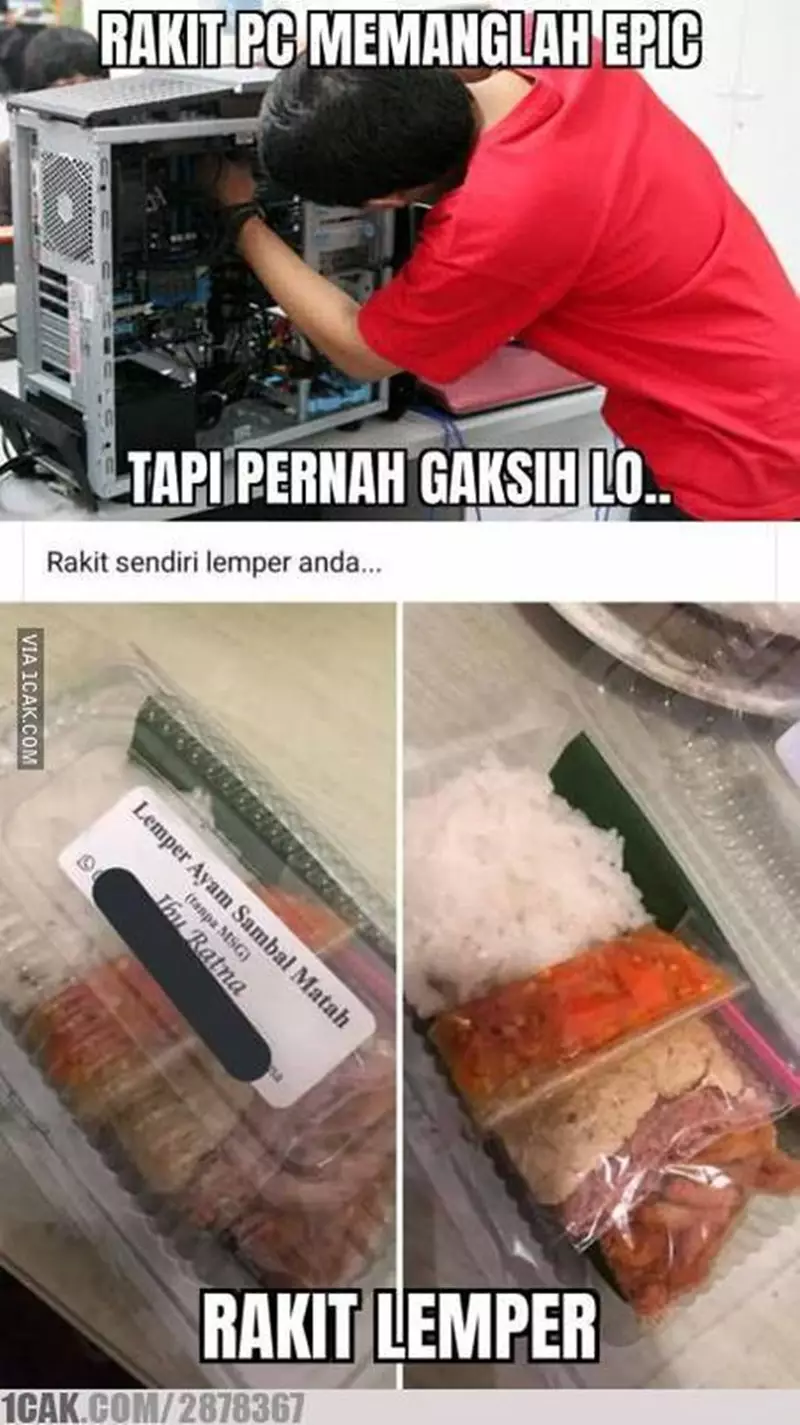 meme ngerakit sendiri © 2021 berbagai sumber