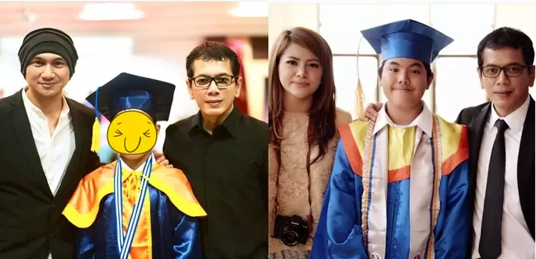 Penyanyi dampingi wisuda anak © Instagram Penyanyi dampingi wisuda anak © Instagram