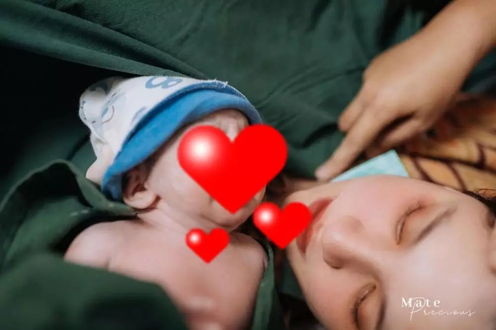 momen kelahiran buah hati brina istri komo ricky © instagram momen kelahiran buah hati brina istri komo ricky © instagram