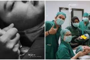 10 Momen kelahiran buah hati pertama Brina Shabyna, istri Komo Ricky