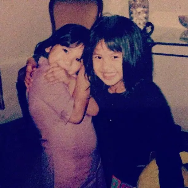 potret masa kecil maudy ayunda dan adik © instagram