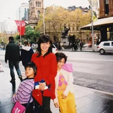 potret masa kecil maudy ayunda dan adik © instagram