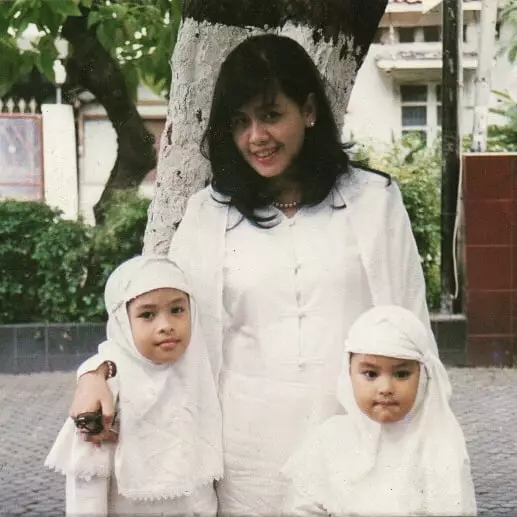 potret masa kecil maudy ayunda dan adik © instagram
