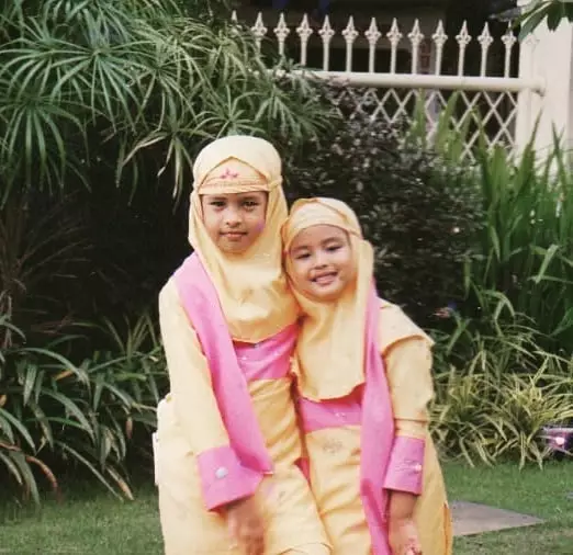 potret masa kecil maudy ayunda dan adik © instagram