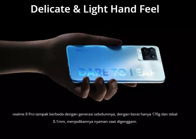 Realme 8 Pro beserta spesifikasi © 2021 brilio.net Realme 8 Pro beserta spesifikasi © 2021 brilio.net