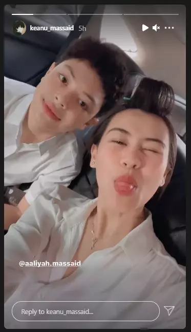 Potret perayaan kelulusan Keanu Massaid Instagram