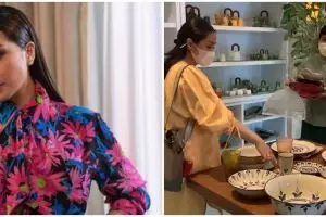 10 Momen Nagita Slavina borong peralatan makan, serasa toko sendiri