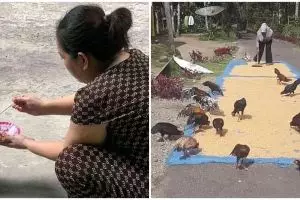 10 Momen lucu emak-emak dan hewan peliharaan bikin tepuk jidat