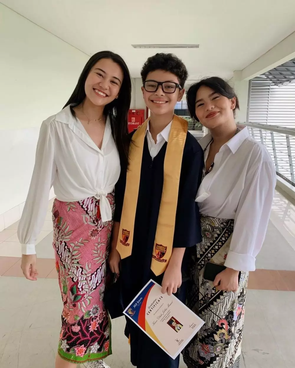 kebersamaan keanu aliyah dan zahwa © instagram