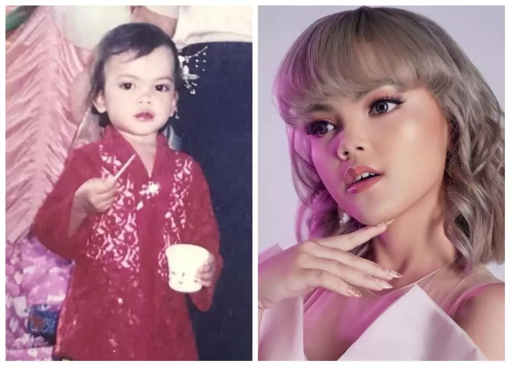 masa kecil dan kini finalis Indonesian Idol 2021 © berbagai sumber