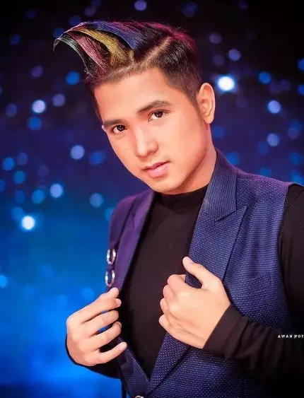 Model gaya rambut unik ala Jirayut © Instagram/@jirayutdaa4official