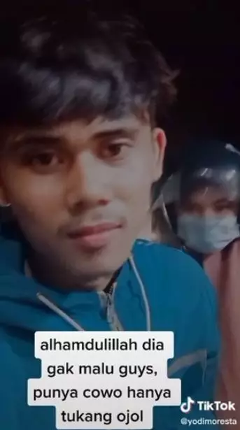 kisah cinta ojol baper TikTok