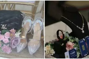 9 Potret seserahan Rizky Billar untuk Lesty saat lamaran, penuh makna