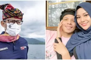 Lihat kemesraan Aurel dan Atta, aksi Sandiaga Uno jadi sorotan